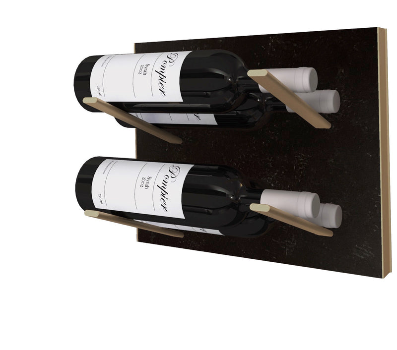 STACT Premier L-type Wine Rack - Pietra Nera & Bronze