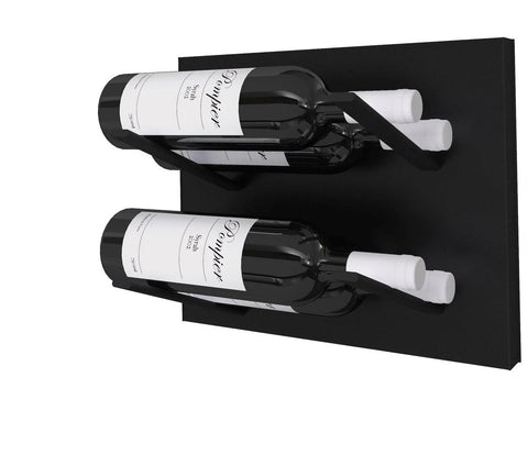 label-out wine rack - blackout