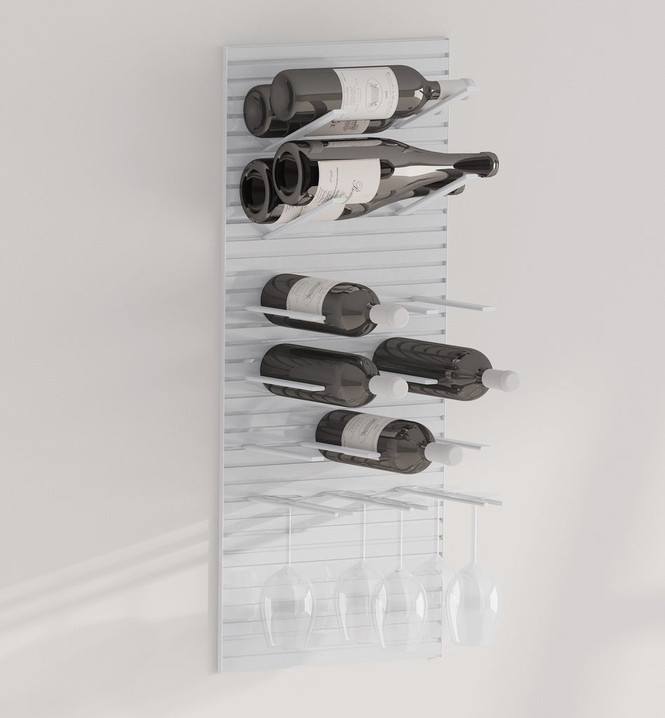 label-out wine racks - STACT Pro - silver