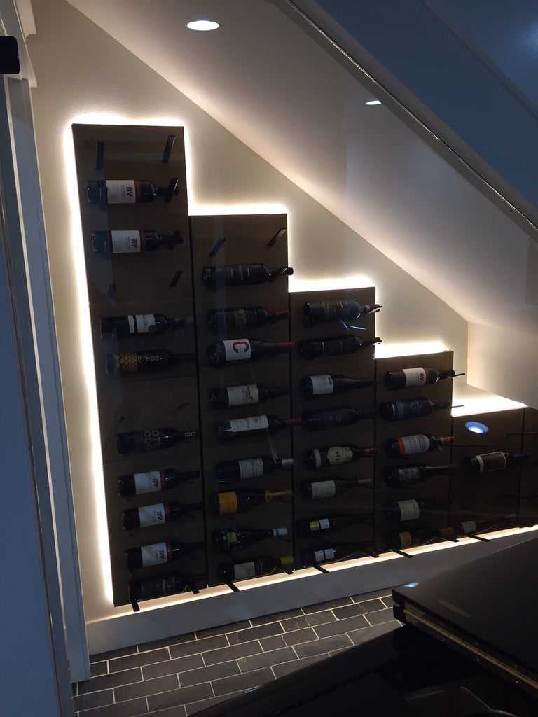 under stairs wine storage