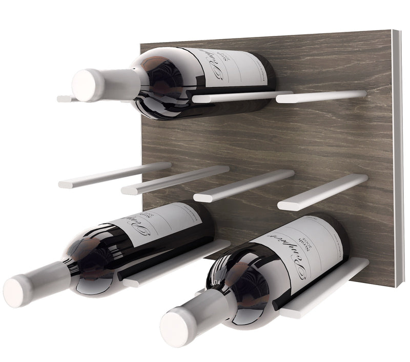 STACT Premier C-type Wine Rack - Gray Oak & Silver