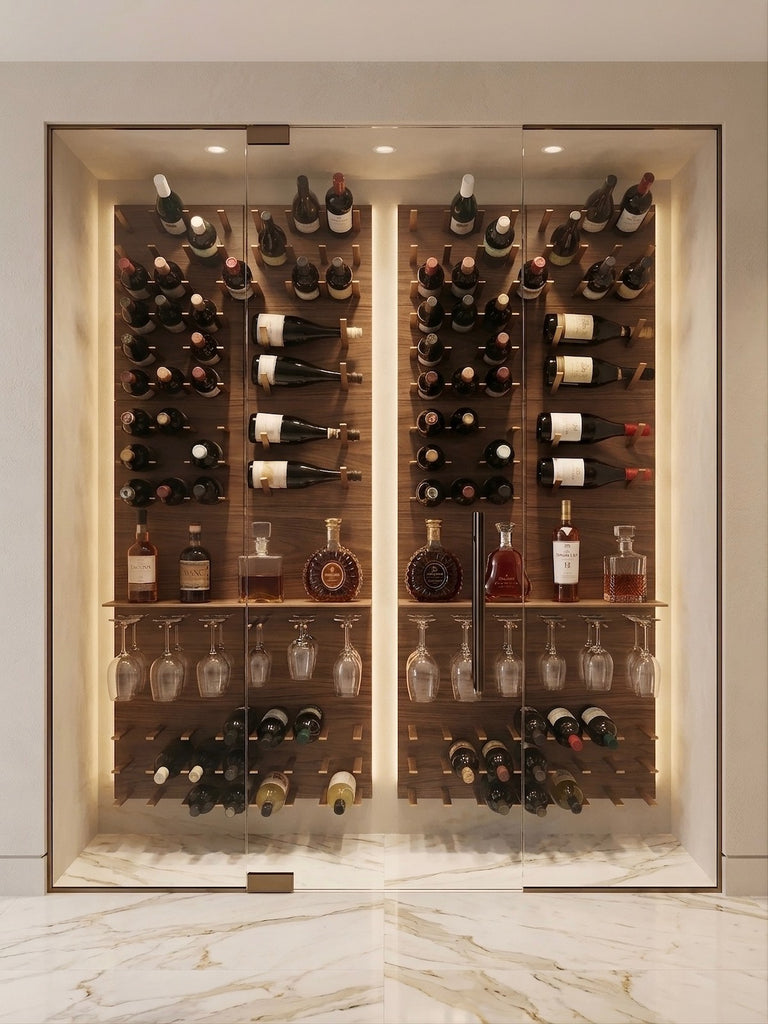 STACT Premier Expansion Panel – Walnut & Bronze | Modern Wine Storage ...