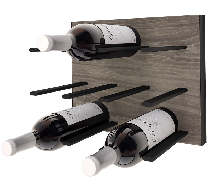  STACT Premier C-type Wine Rack - Gray Oak & Black