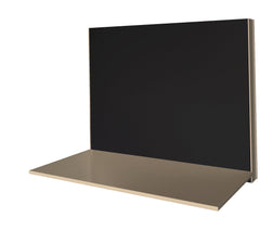 Luxury wall-mounted wine rack in black and bronze, refined storage for modern interiors