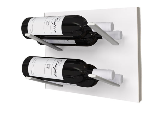 STACT Premier L-type Wine Rack - White & Silver