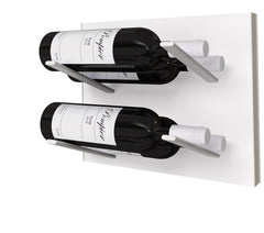 STACT Premier L-type Wine Rack - White & Silver