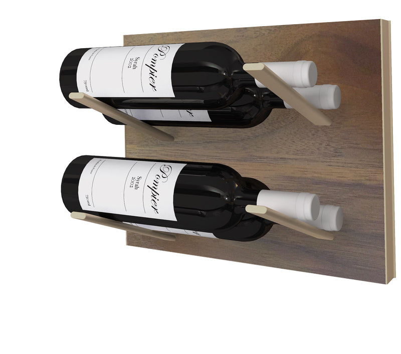  STACT Premier L-type Wine Rack - Walnut & Bronze