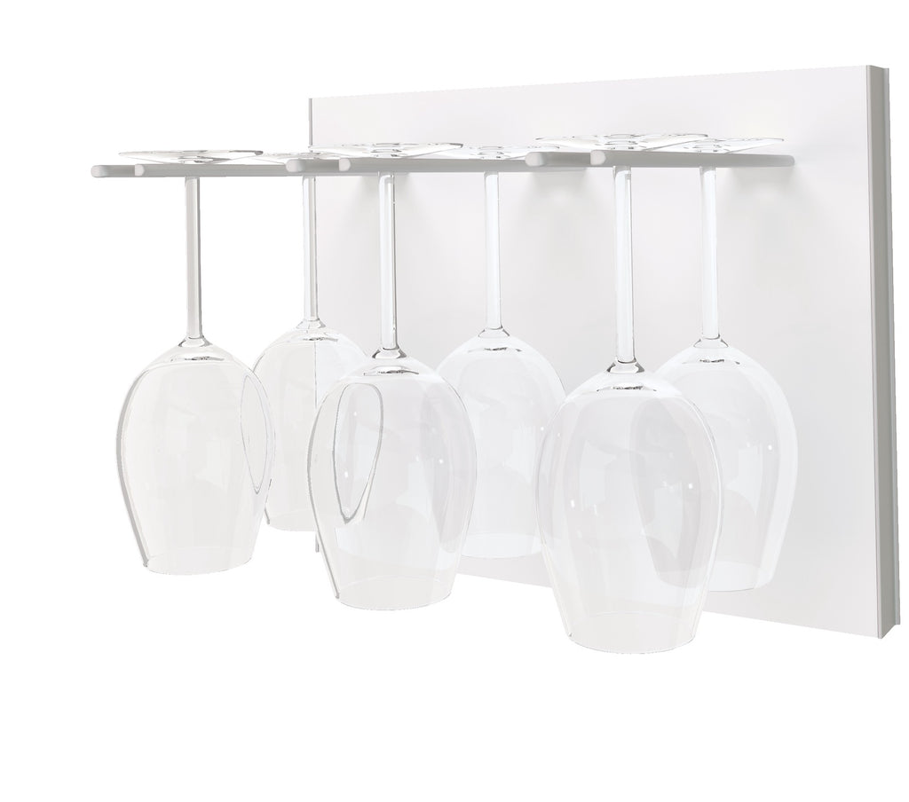 STACT Premier Stemware Rack - White & Silver