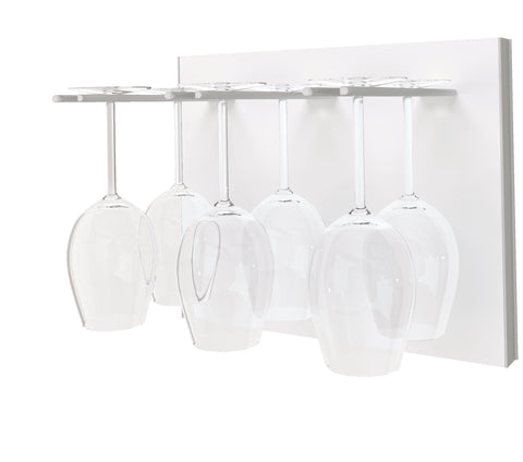 STACT Premier Stemware Rack - White & Silver