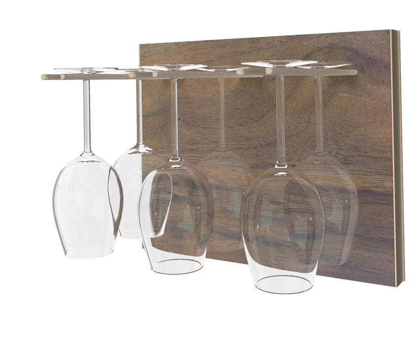  STACT Premier Stemware Rack - Walnut & Bronze