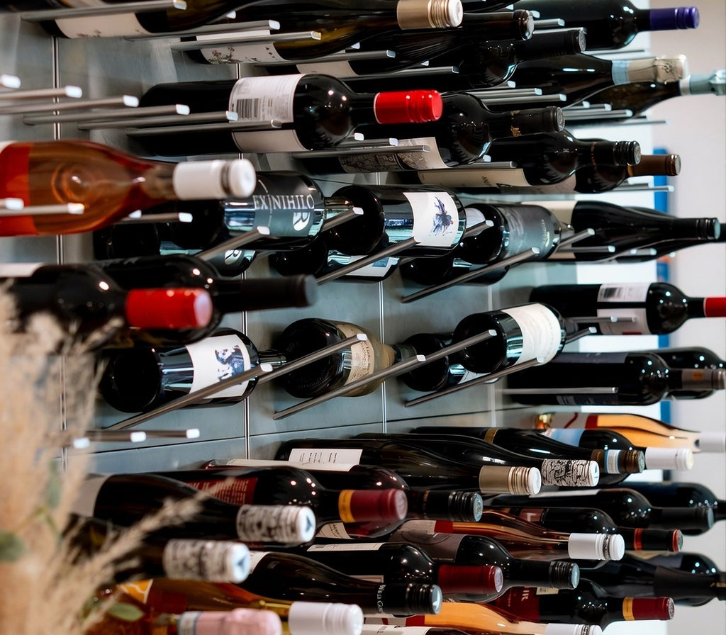 STACT Premier C-type Wine Rack - Concrete & Silver