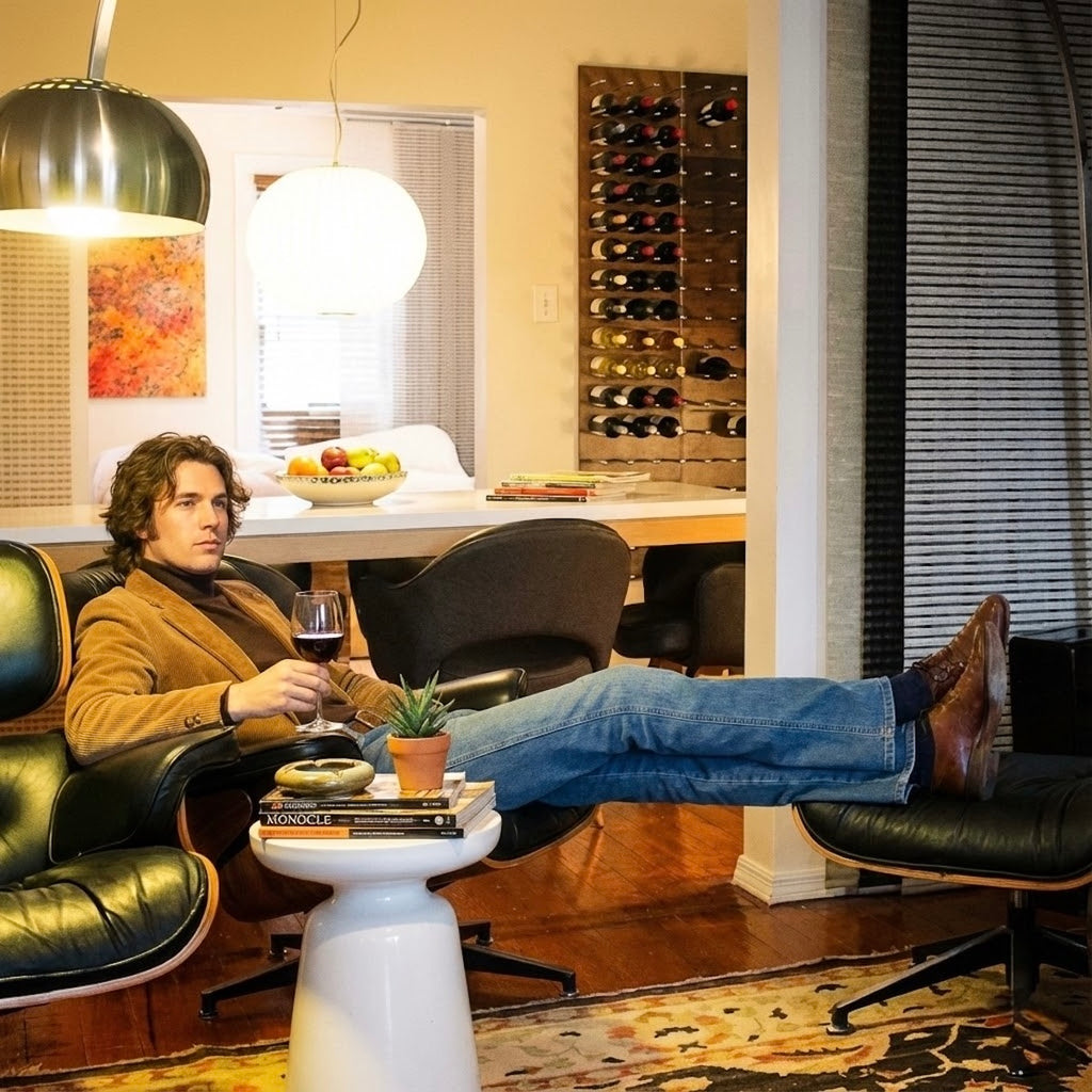 eames herman milller style home wine racks