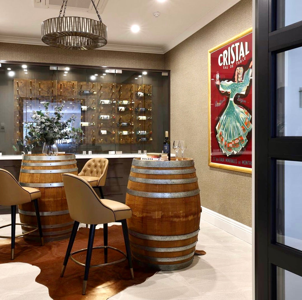 Luxury wine cellar tasting room 