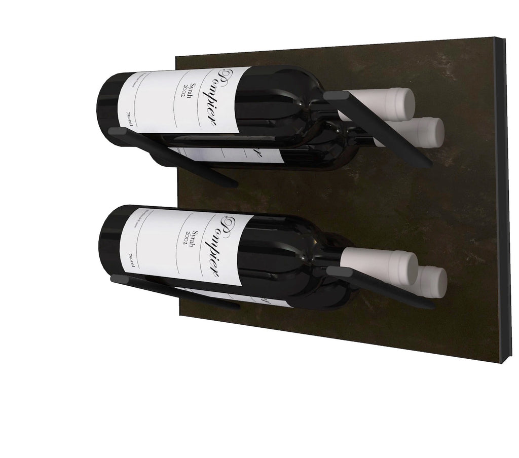 Pietra Nera (black stone) - label-out wine rack