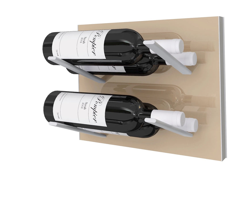  STACT Premier L-type Wine Rack - Smokey Taupe & Silver