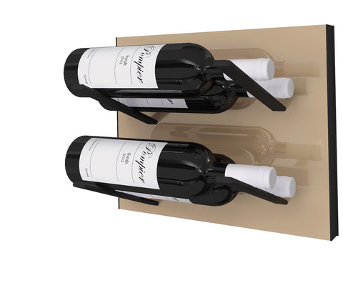 STACT Premier L-type Wine Rack - Smokey Taupe & Black