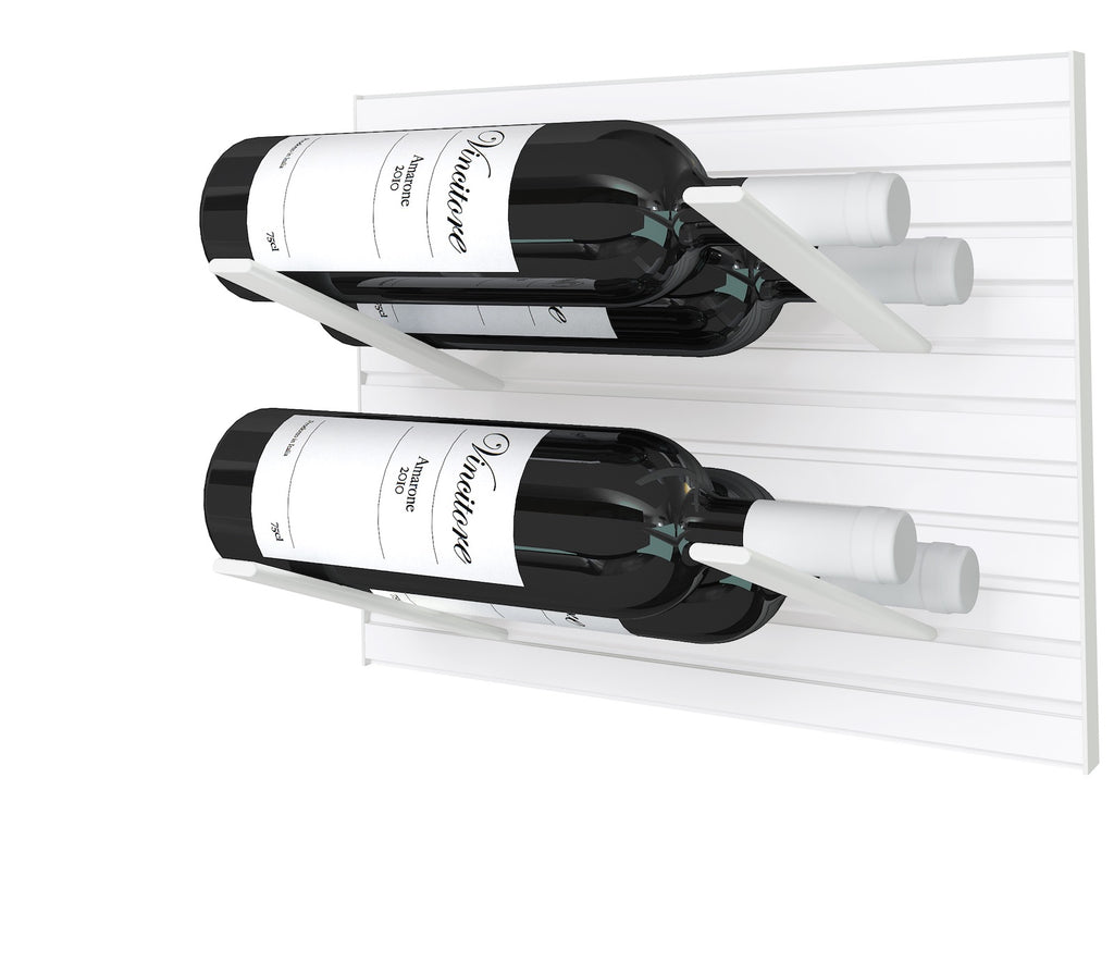 whiteout - label-out wine rack