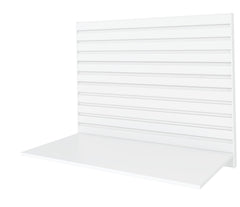 wine shelf - whiteout