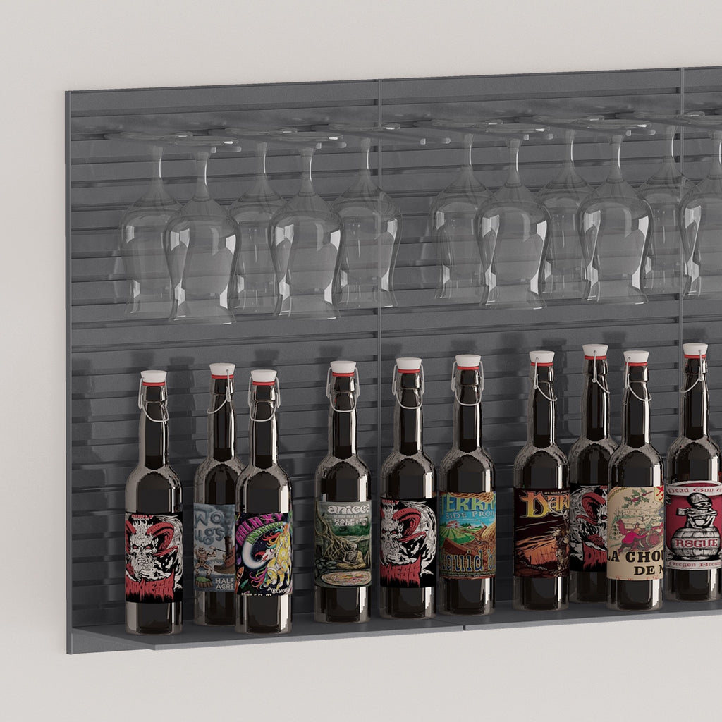 beer storage wall shelving / racking