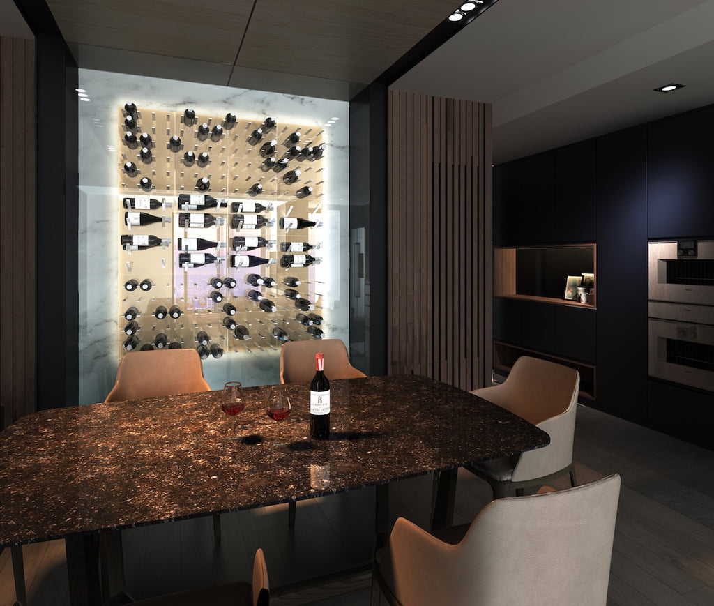 luxury wine display cabinet