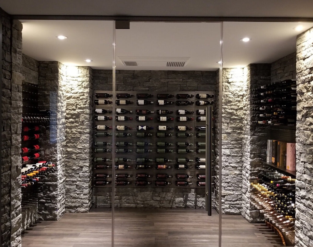 metal wine storage panels for wine cellars