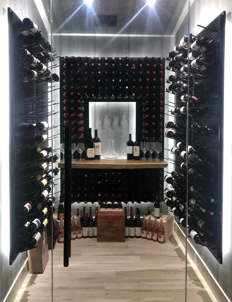 luxury wine room design - las vegas