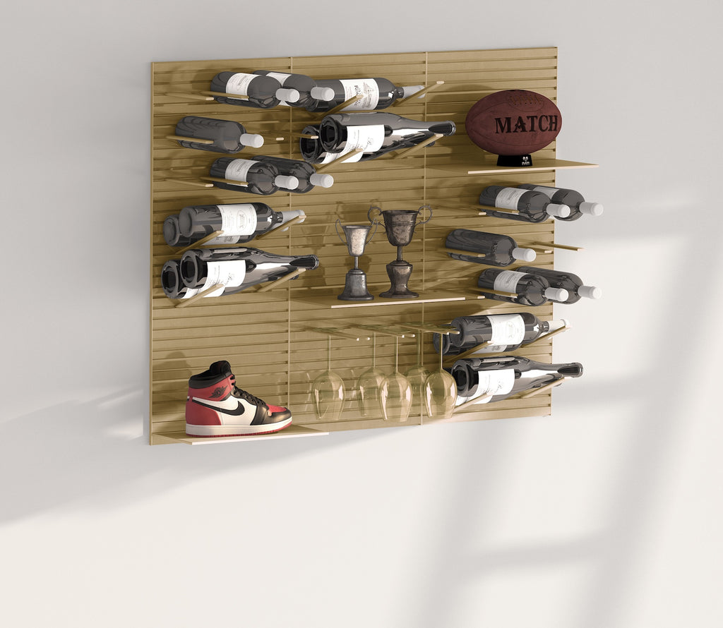modern wine peg wall system for men