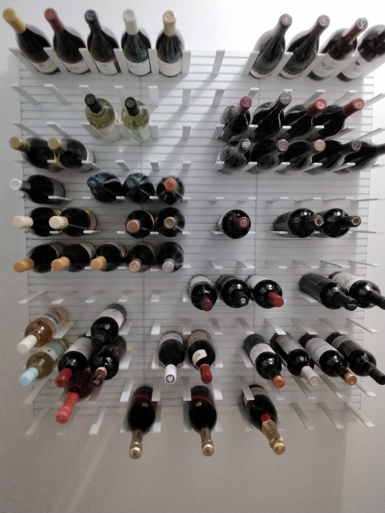 modern wine wall rack