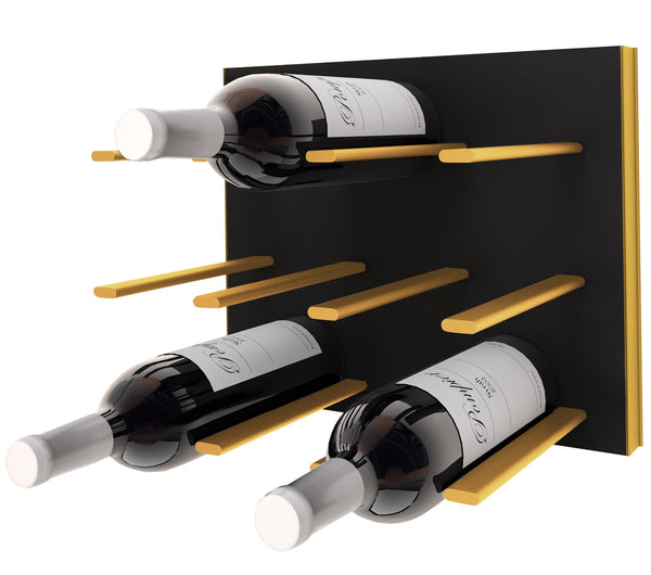 Luxurious Wine Racks Black Gold STACT Wine Racks